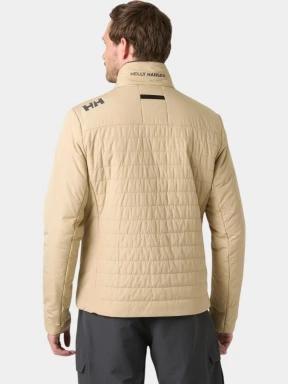 Helly Hansen Crew Insulator Jacket 2.0 férfi steppelt átmeneti kabát homok színben 3