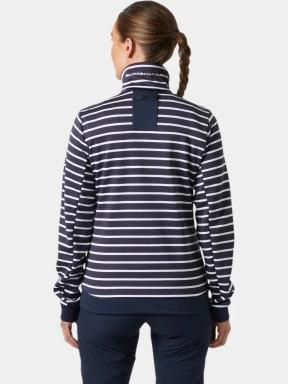 Helly Hansen W Crew Fleece Jacket női polár pulóver sötétkék színben 3