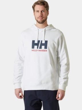 Helly Hansen Hh Logo Hoodie 2.0 férfi kapucnis pulóver fehér színben 1