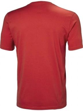 Helly Hansen Hh Logo T-Shirt férfi rövid ujjú póló piros színben 3