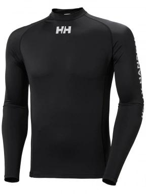 Helly Hansen Waterwear Rashguard férfi hosszú ujjú lycra fekete színben 1