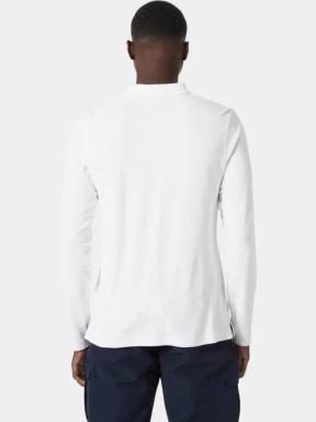 Helly Hansen Crewline Ls Polo férfi hosszú ujjú galléros póló fehér színben 3