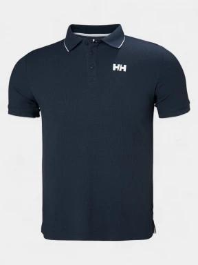 Helly Hansen Kos Polo férfi galléros póló sötétkék színben 1