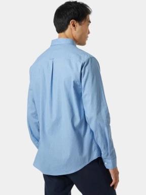 Helly Hansen Club Ls Shirt férfi hosszú ujjú ing világoskék színben 3