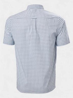 Helly Hansen Fjord Qd Ss Shirt 2.0 férfi rövid ujjú ing világoskék színben 3
