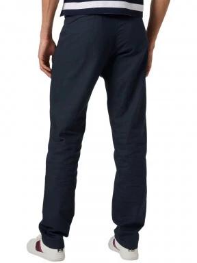 Helly Hansen Dock Chinos férfi utcai nadrág sötétkék színben 3
