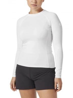 Helly Hansen W Waterwear Rashguard női hosszú ujjú lycra fehér színben 1