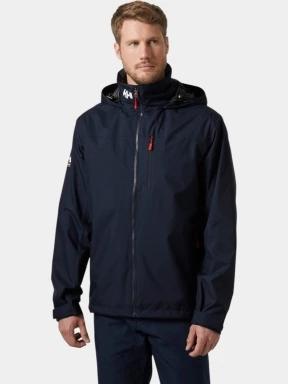 Helly Hansen Crew Hooded Jacket 2.0 férfi vitorlás kabát sötétkék színben 1