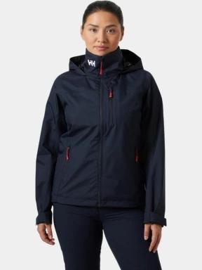 Helly Hansen W Crew Hooded Jacket 2.0 női vitorlás kabát sötétkék színben 1