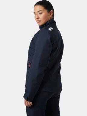 Helly Hansen W Crew Midlayer Jacket 2 női vitorlás kabát sötétkék színben 3