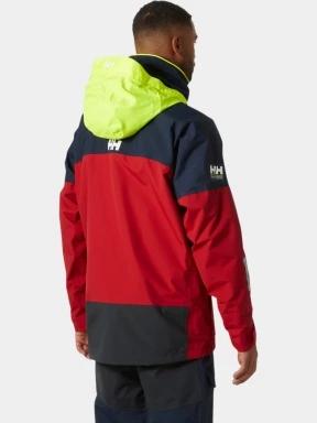 Helly Hansen Pier Jacket 4.0 férfi vitorlás kabát piros színben 3