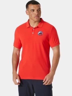 Helly Hansen Hp Race Polo 2.0 férfi galléros póló piros színben 1