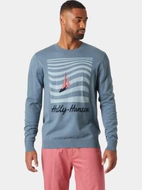 Helly Hansen Quayside Knit férfi pulóver kék színben 1