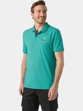 Helly Hansen Hp Figari Polo férfi galléros póló zöld színben 1