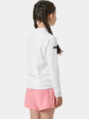 Helly Hansen Jr Waterwear Rashguard hosszú ujjú lycra fehér színben 3