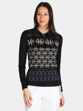 Luhta Luhta Ahjola női aláöltöző felső fekete színben 1