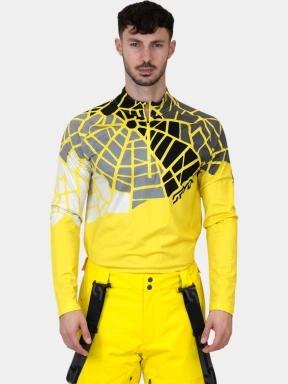 Spyder Legacy 1/2 Zip férfi aláöltöző felső sárga színben 1