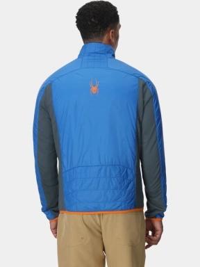 Spyder Glissade Hybrid Jacket férfi hibrid felső kék színben 3