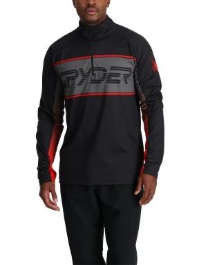 Spyder Paramount 1/2 Zip férfi pulóver fekete színben 1