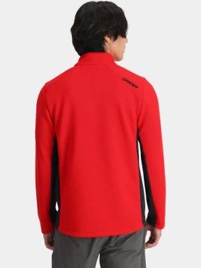 Spyder Bandit Jacket férfi polár pulóver piros színben 3