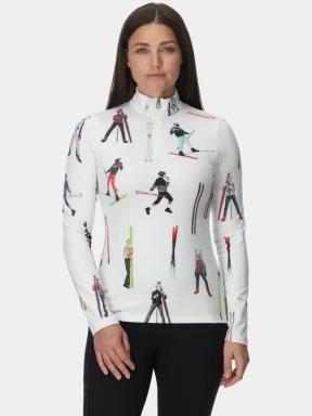 Spyder Vivid 1/2 Zip női aláöltöző felső fehér színben 1