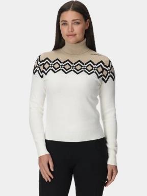 Spyder Stellar Ski Sweater női kötött pulóver fehér színben 1