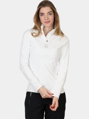 Spyder Shimmer Bug 1/2 Zip női polár pulóver fehér színben 1