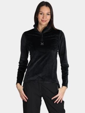 Spyder Shimmer Bug 1/2 Zip női polár pulóver fekete színben 1