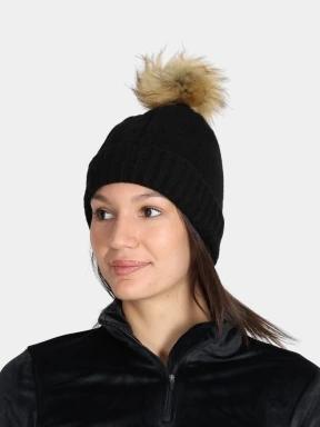 Spyder Plait Pom Hat bojtos sapka fekete színben 3