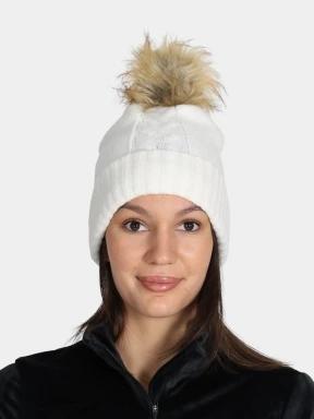 Spyder Plait Pom Hat bojtos sapka fehér színben 1