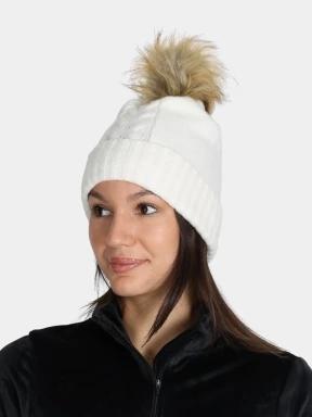 Spyder Plait Pom Hat bojtos sapka fehér színben 3