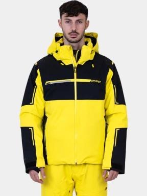 Spyder Titan Jacket férfi síkabát sárga színben 1
