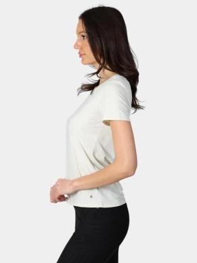 Luhta Luhta Karisto női rövid ujjú póló homok színben 3