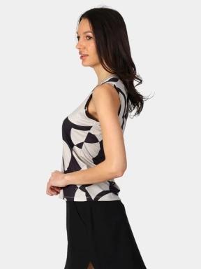 Luhta Luhta Ihanne női ujjatlan póló homok színben 3