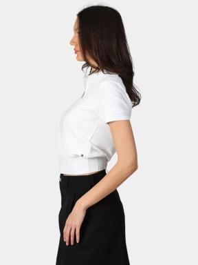 Luhta Luhta Ilmala női galléros póló fehér színben 3
