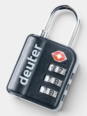Deuter TSA Pad Lock tsa zár fekete színben 1