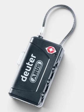 Deuter TSA Cable Lock tsa zár fekete színben 1
