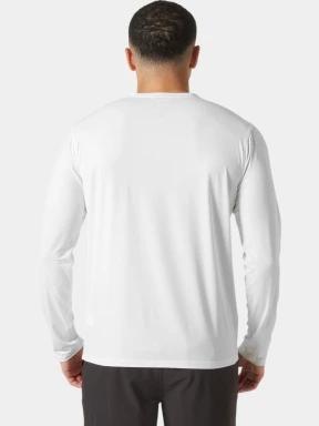 Helly Hansen Shine Solen Ls Crew férfi hosszú ujjú póló fehér színben 3