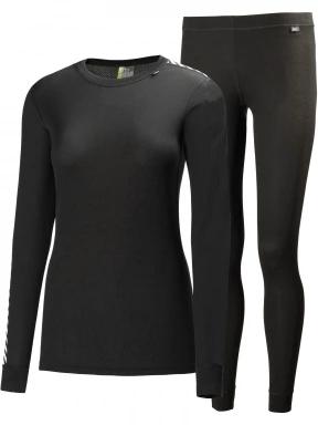 Helly Hansen W Hh Comfort Light Set női aláöltöző szett fekete színben 1