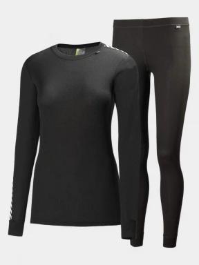 Helly Hansen W Hh Comfort Light Set női aláöltöző szett fekete színben 1