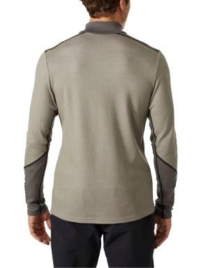Helly Hansen Lifa Merino Midweight 1/2 Zip férfi aláöltöző felső szürke színben 3