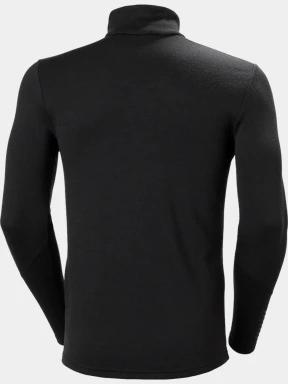 Helly Hansen Lifa Merino Midweight 1/2 Zip férfi aláöltöző felső fekete színben 3