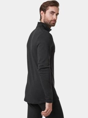 Helly Hansen Lifa Merino Midweight 1/2 Zip férfi aláöltöző felső fekete színben 3