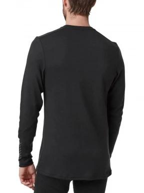 Helly Hansen Lifa Merino Midweight Crew férfi aláöltöző felső fekete színben 3