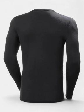 Helly Hansen Lifa Merino Midweight Crew férfi aláöltöző felső fekete színben 3