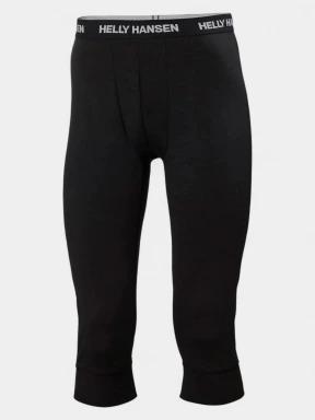 Helly Hansen Lifa Merino Midweight 3/4 Pant férfi aláöltöző nadrág fekete színben 1