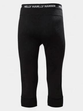 Helly Hansen Lifa Merino Midweight 3/4 Pant férfi aláöltöző nadrág fekete színben 3