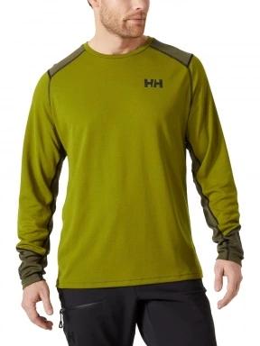 Helly Hansen Lifa Active Crew férfi aláöltöző felső oliva színben 1