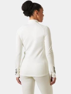Helly Hansen W Lifa Merino Midw Gra 1/2 Zip női aláöltöző felső fehér színben 3