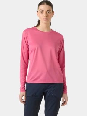 Helly Hansen W Hh Tech Crew Ls női hosszú ujjú sport póló magenta színben 1